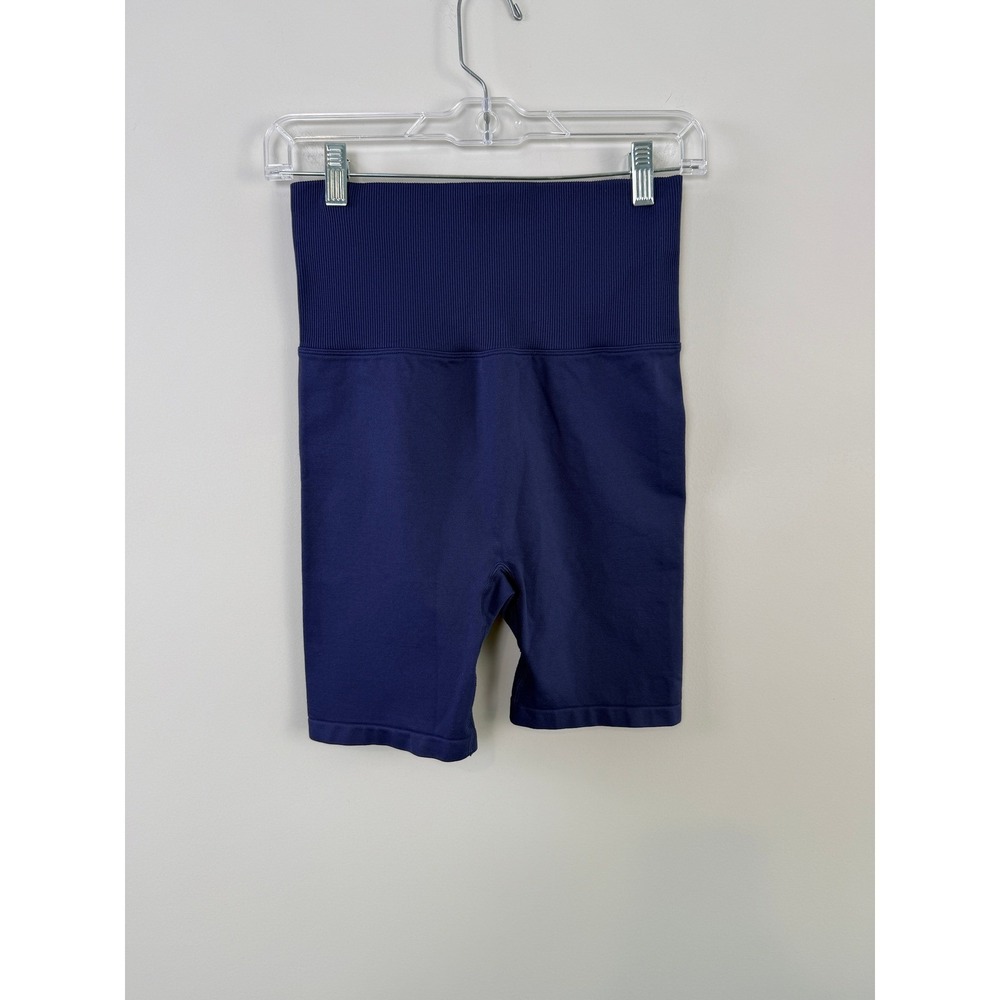 PINK Victoria's Secret Seamless Biker Shorts Navy Blue High Waist Women's Small